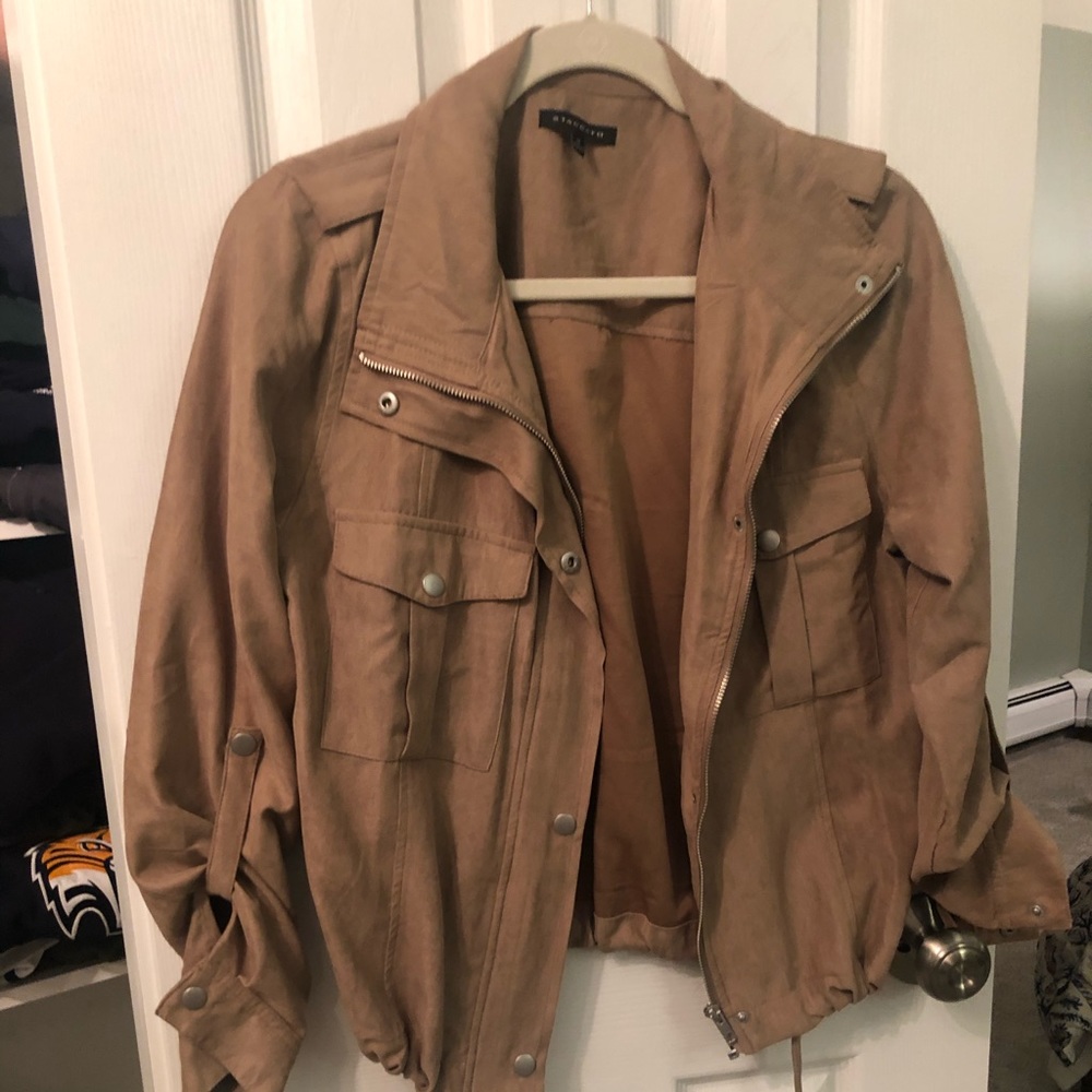 Boutique suede lightweight jacket